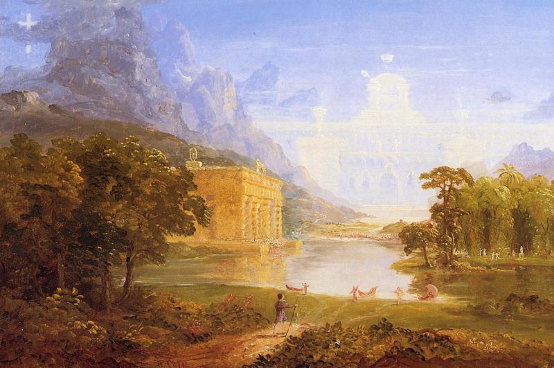 Thomas Cole The Cross and the World
